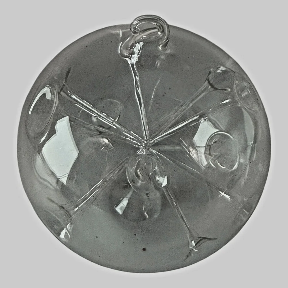 Robert Niederer Art Glass Ornament Unisex OS Clear Good Atomic MCM Italy Box